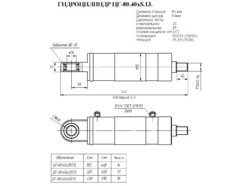 Цг-80.40х320.13