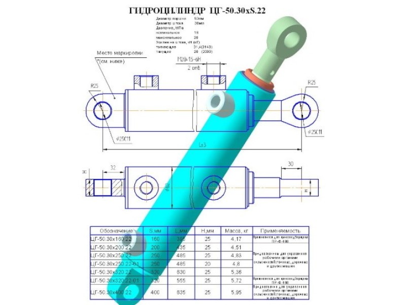 ЦГ-50.30х320.22-01