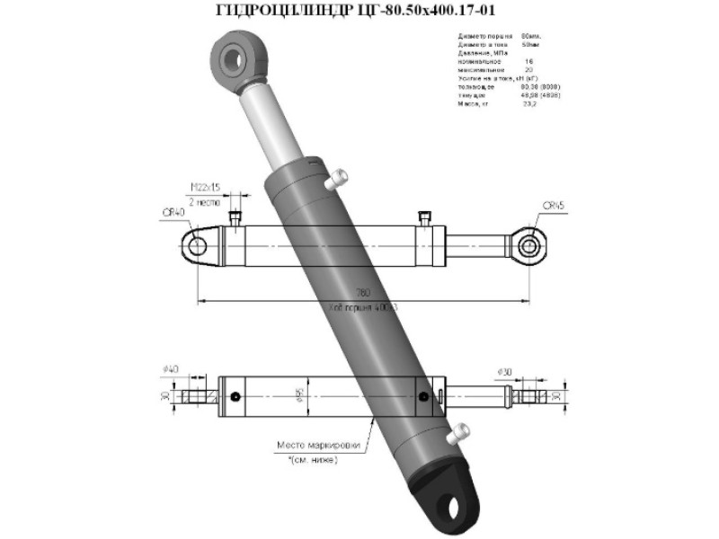 ЦГ-80.50х400.17-01
