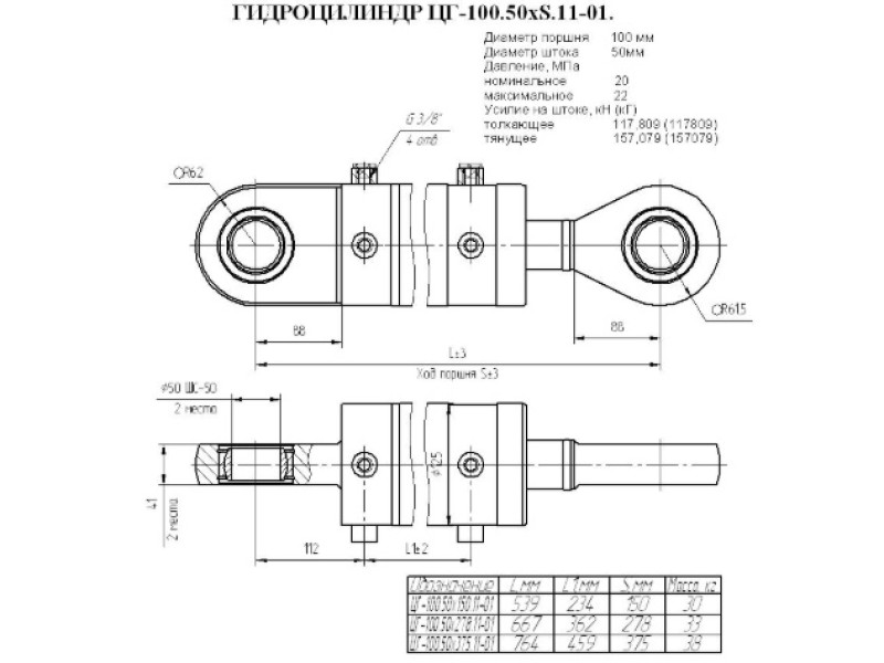 ЦГ-100.50х375.11-01