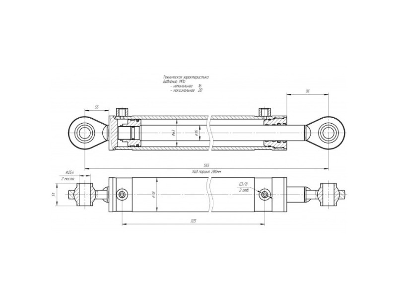 ЦГ-63.35х280.11