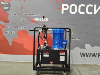 Мобильная гидростанция для промывки трубопровода-1